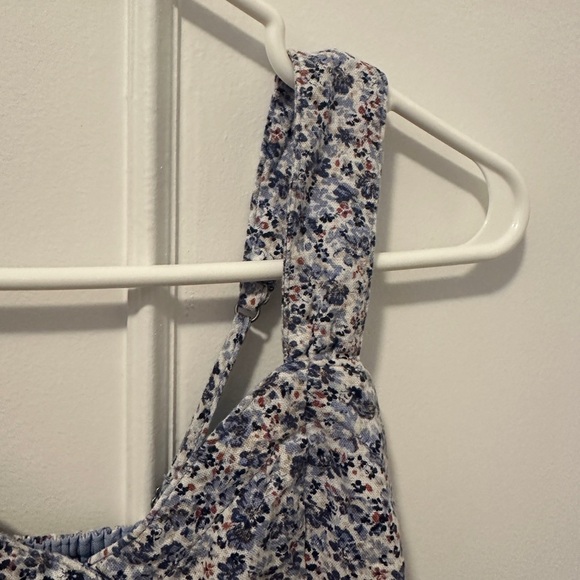 Abercrombie & Fitch Pleated Blue Floral Linen Blend Camisole Size XS Women’s - Picture 4 of 11